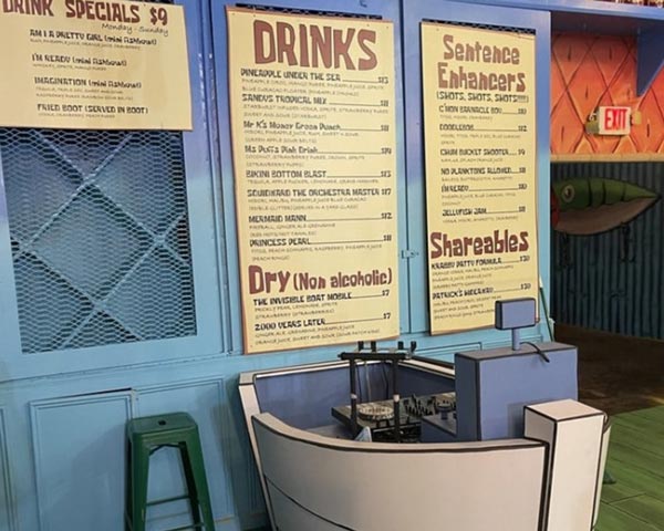 front counter of the krusty krab