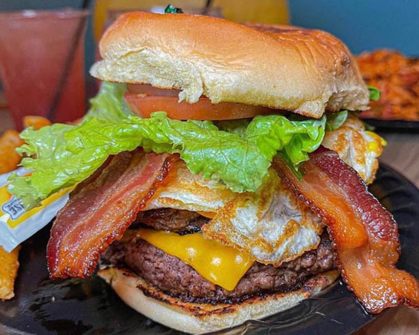 the famous krusty krab burger